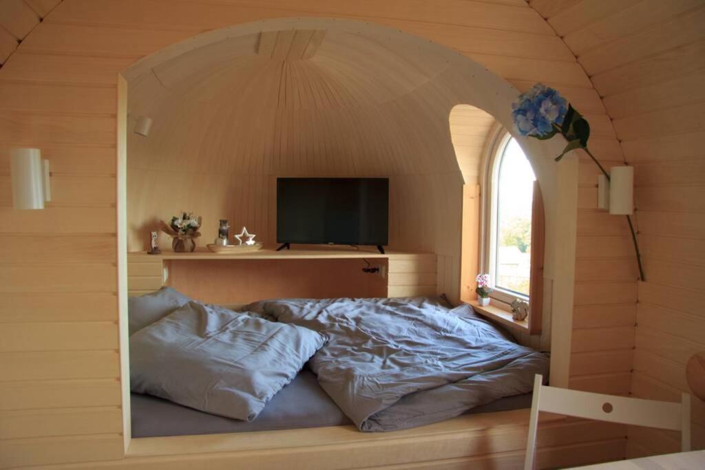 Schmidis Igluhuts Im Pfaffenwinkel - Tiny House 2 Apartment Apfeldorf Ngoại thất bức ảnh